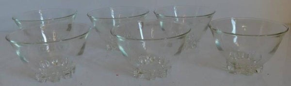 Set glazen france compote schaaltjes