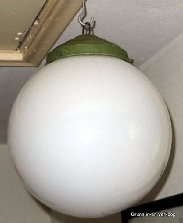 Raak Amsterdam, melkglazen bollamp