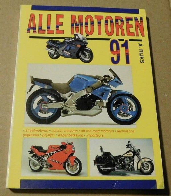 Youngtimer motoren vergelijken - Alle Motoren 1991