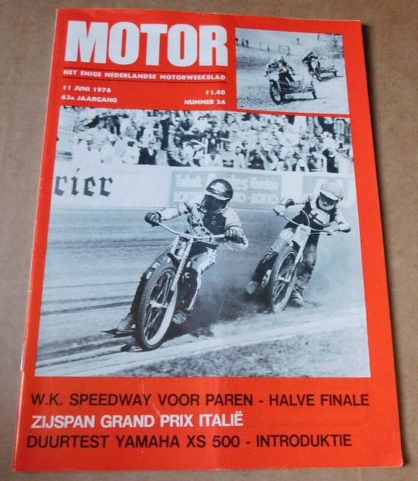 Motorweekblad 1976 - Zijspan Grant Prix Italië
