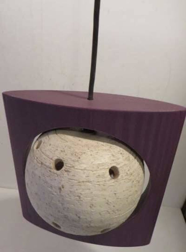 Unieke Retro hanglamp van keramiek