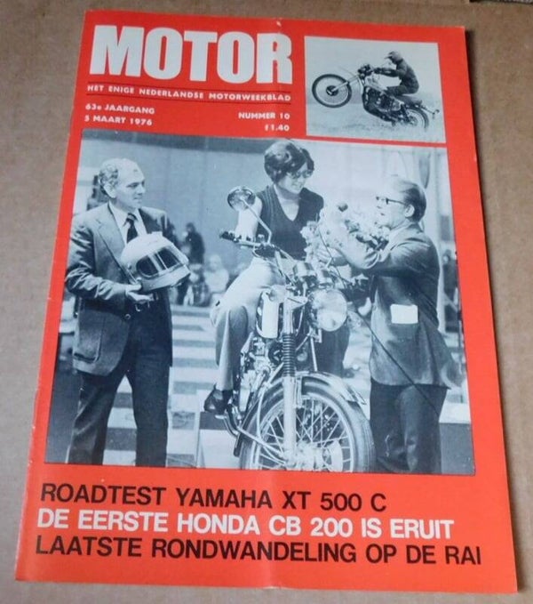 Motorweekblad 1976 - Roadtest Yamaha XT 500 C