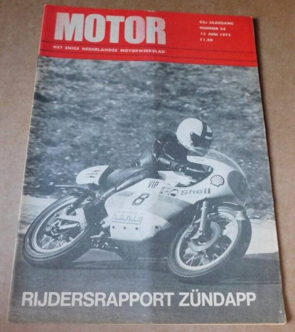 Motorweekblad 1975 - Rijdersrapport Zündapp