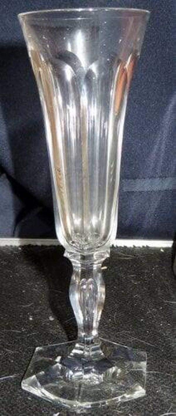 Antiek 19e eeuw kristallen champagne glas