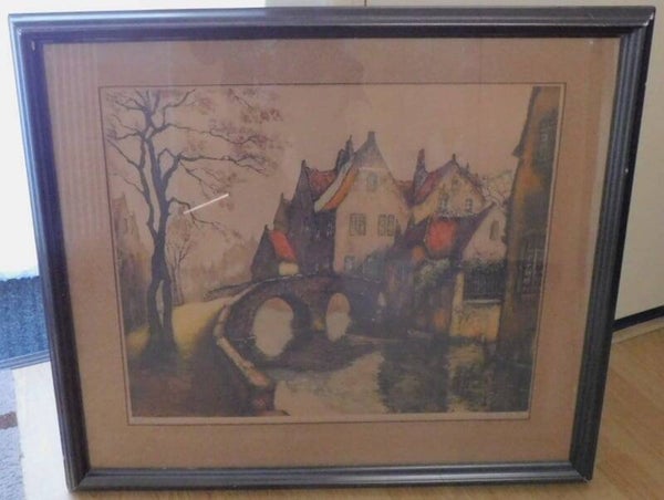 Robert van der Vinck (1914-1981) gesigneerde ets