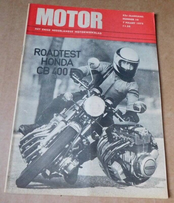 Motorweekblad 1975 - Roadtest Honda CB 400