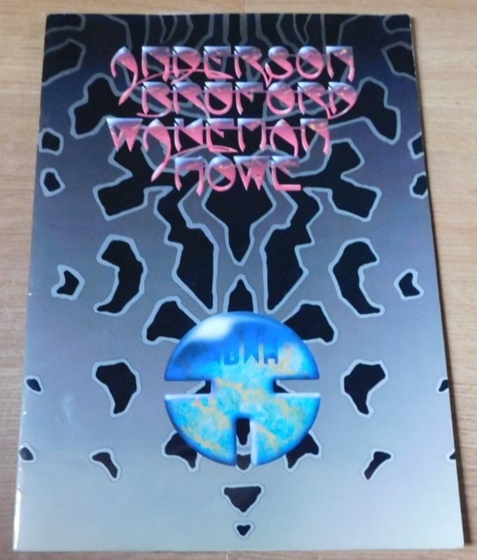 Anderson Bruford Wakeman "tourprogramma'' Book
