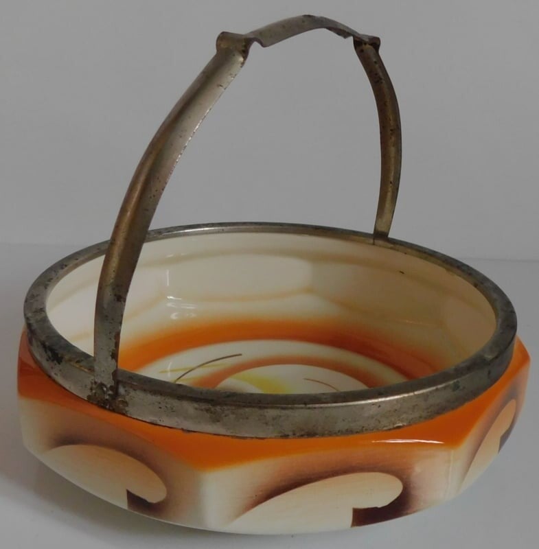 Art Deco koekjes pot met Handvat