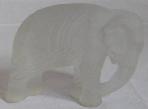 Heinrich Hoffmann Art Deco Frosted Glass Elephant