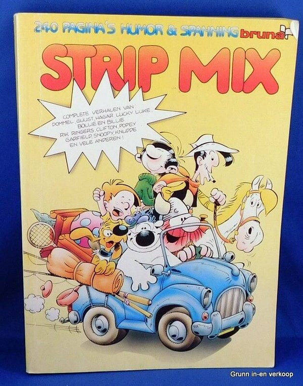 Stripmix - 188 Pagina's Humor en Spanning