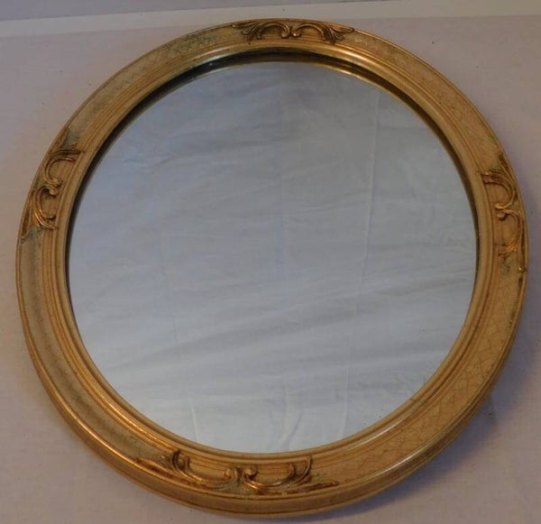 Ovale brocante spiegel