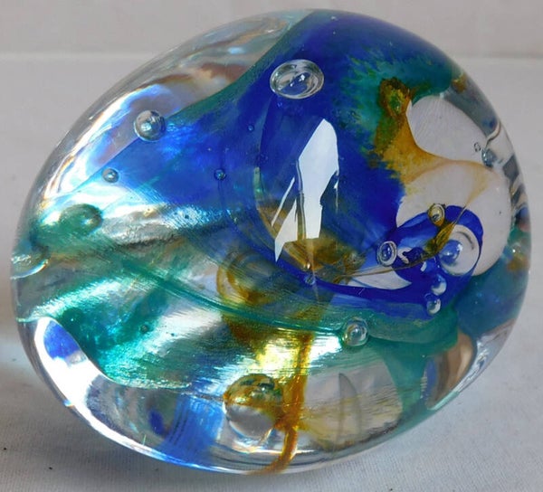 Selkirk Scotland Art Glass Gesigneerde paperweight