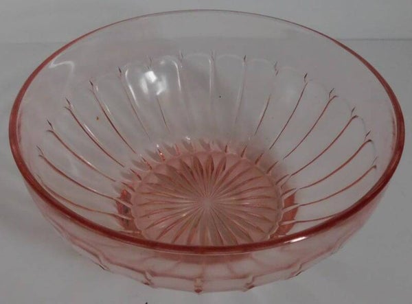 Roze persglazen kom