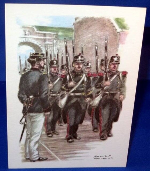 Belgische uniformen - Officier en troep, veldtenue