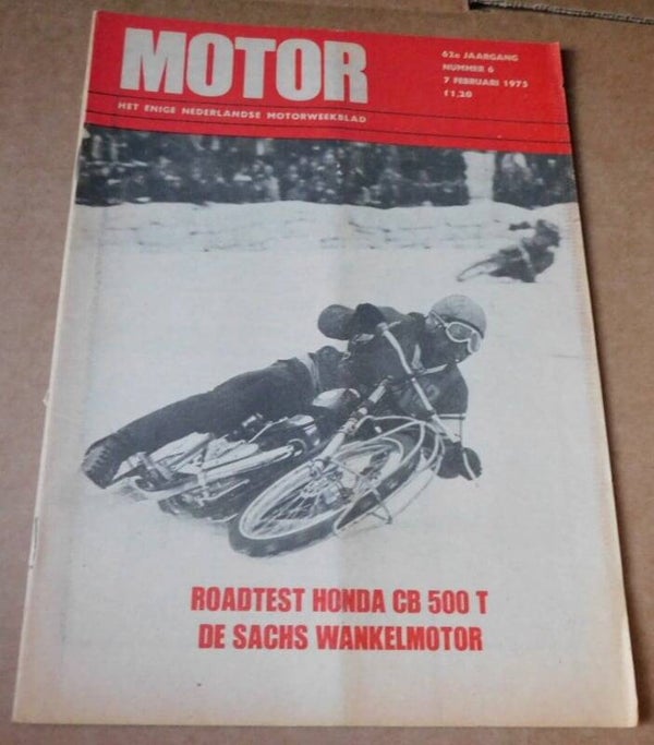 Motorweekblad 1975 - Roadtest Honda CB 500 T