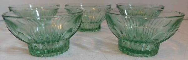 Persglazen Art Deco style kommetjes