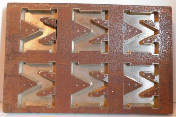 Industriële metalen Chocolademal, M of W