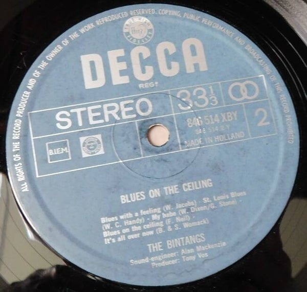 The Bintangs – Blues On The Ceiling (No Cover)