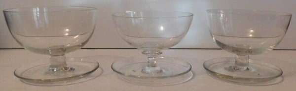Helder glazen dessert coupes