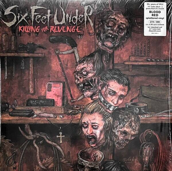 Six Feet Under – Killing For Revenge | Blood red splattered Vinyl LP