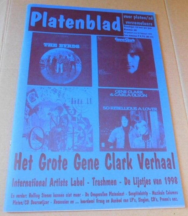 Platenblad Nr.68 - Gene Clark, medeoprichter van de The Byrds
