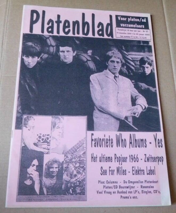 Platenblad Nr. 97 - Yes, een Symfonische rockband