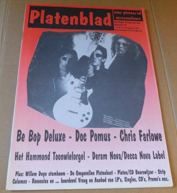 Platenblad Nr.73 - Be Bop Deluxe