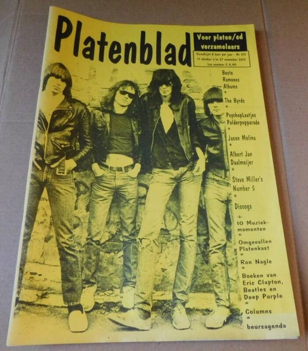 Platenblad Nr.215 - Beste Ramones albums.