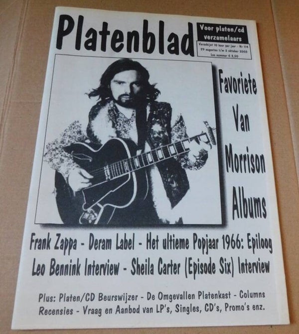 Platenblad Nr.114 - Favoriete Van Morrison albums