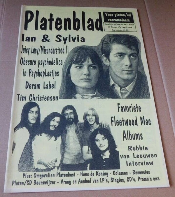 Platenblad Nr.119 - Ian & Sylvia, Canadees Folk / Countryrock Duo