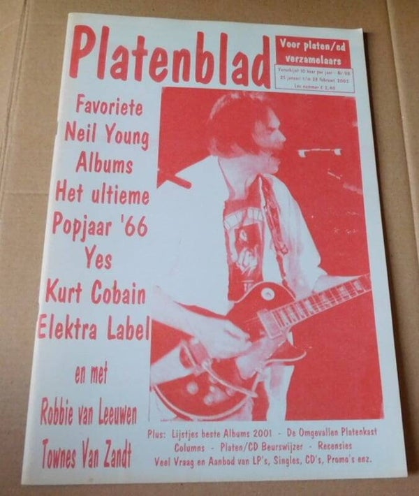 Platenblad Nr. 98- Kurt Cobain, Nirvana