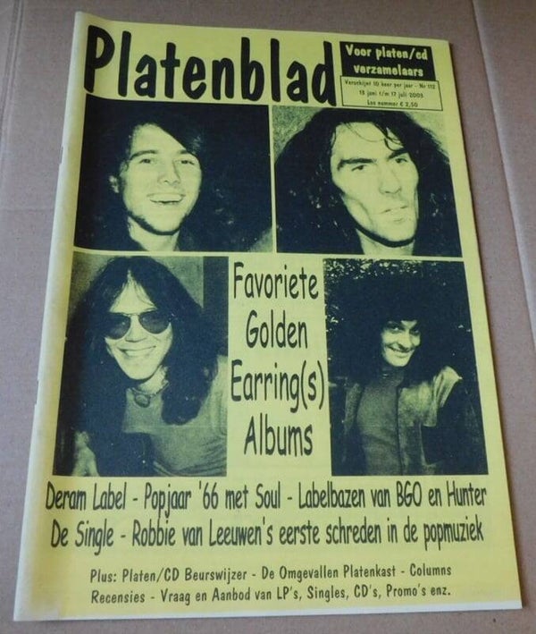 Platenblad Nr.112 - Favoriete Golden Earring(s) albums