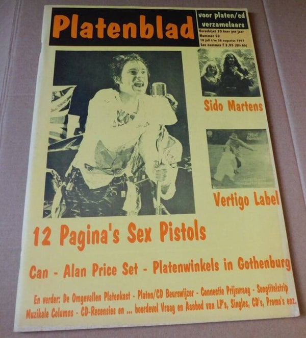 Platenblad Nr.53 - Sido Martens, Pionier Nederlandse Folkrockscene