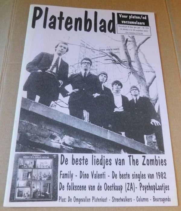 Platenblad Nr.199 - De Beste liedjes van The Zombies