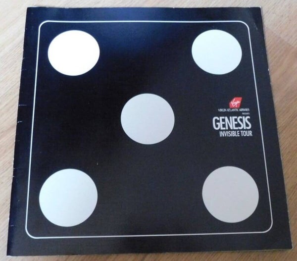 Genesis - Invisible Tour 1986 "tourprogramma'' Book