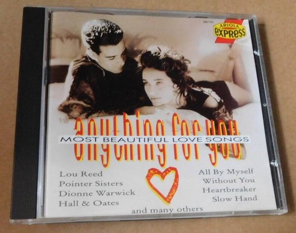 Various – Anything For You - Most Beautiful Love Songs
