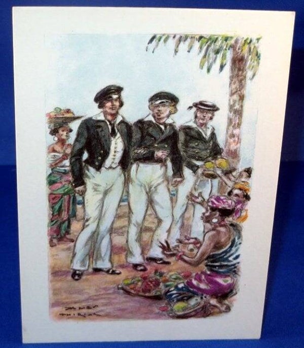 Belgische uniformen - Zeemacht - Adelborst 1850