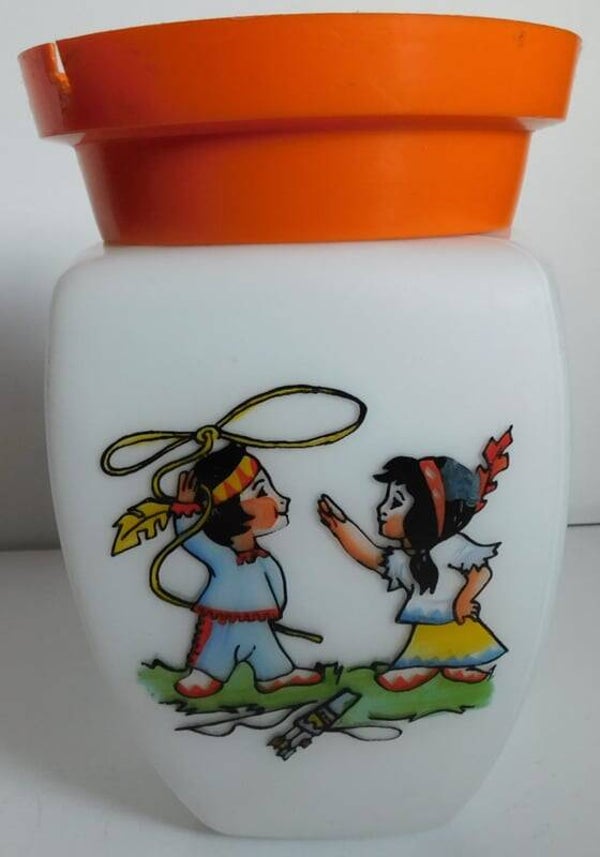 Retro kinderlamp uit de 60er jaren.