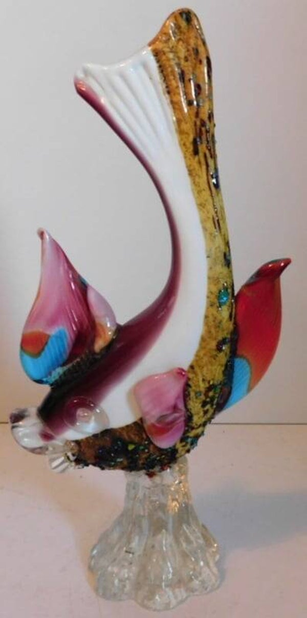 Murano glass sculpture, fish.