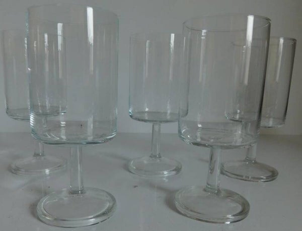 Set met 5 blankglazen