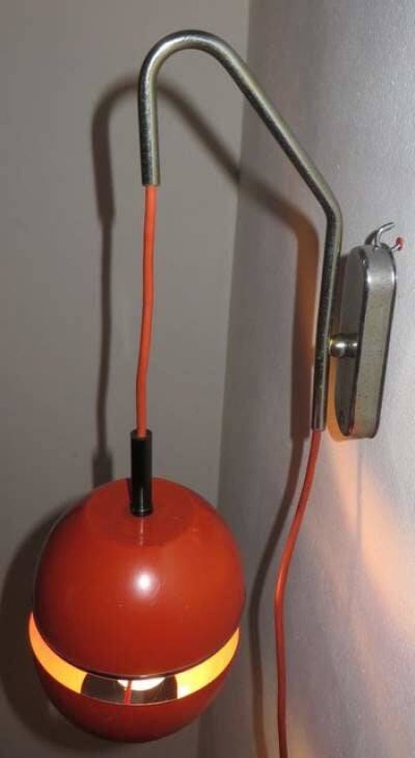 Space age oogbol wandlamp / hanglamp