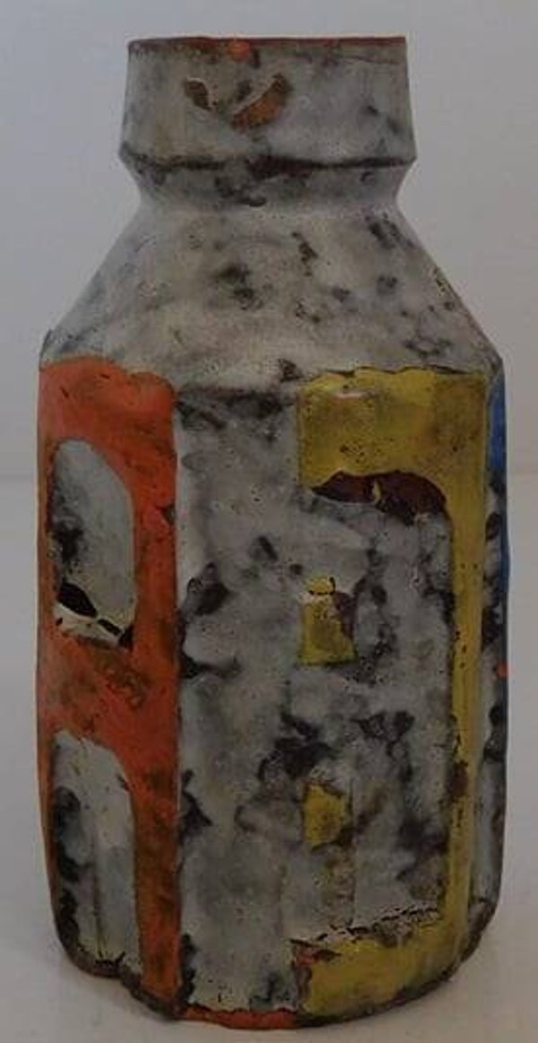 D.O.K - De Olde Kruyk - vaas met abstracte decoraties