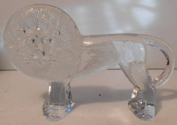 Large Kosta Boda by Bertil Vallien, Zoo Series lion