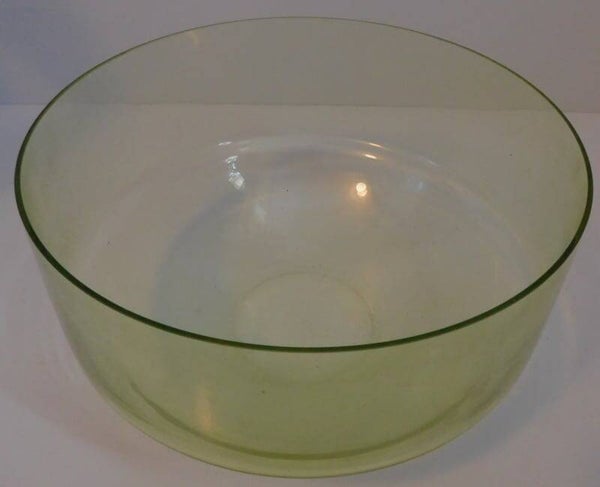 Grote groene glazen kom