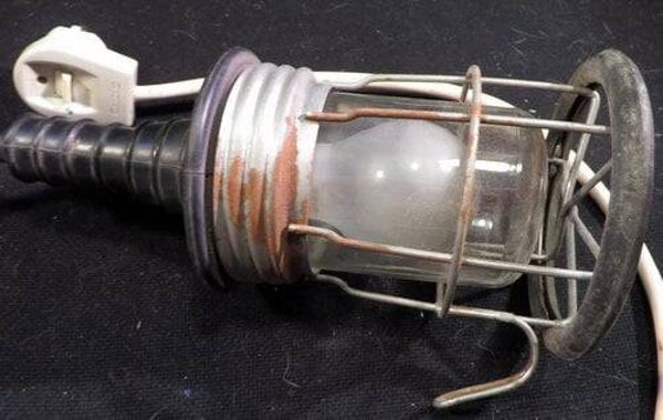 Looplamp, stoere industriële garagelamp