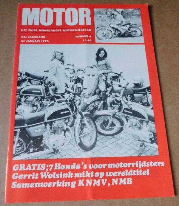 Motorweekblad 1976 - Gerrit Wolsink mikt op Wereldtitel