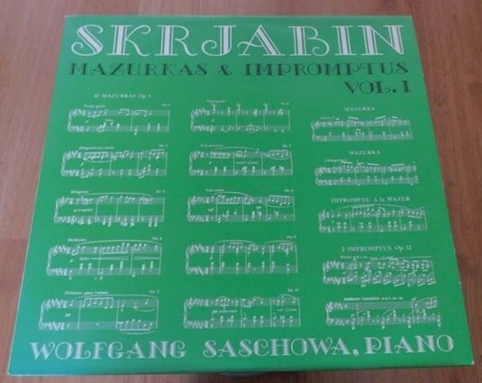 Skrjabin, Wolfgang Saschowa – Mazurkas & Impromtus Vol. 1