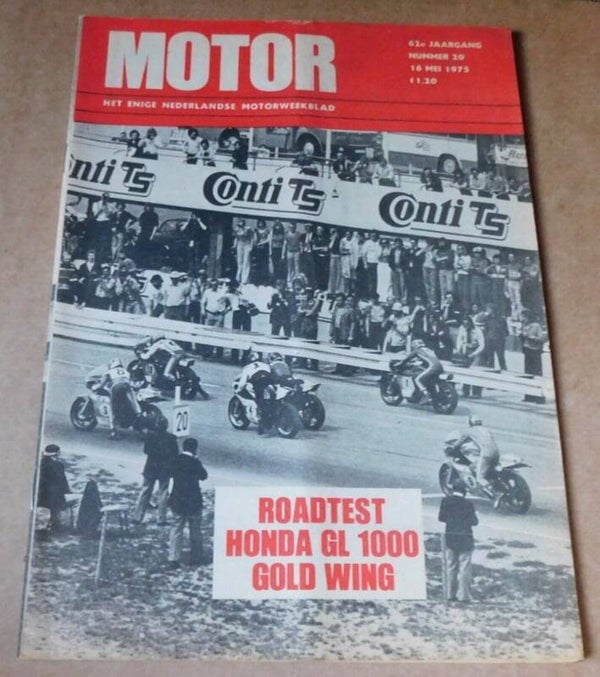 Motorweekblad 1975 - Roadtest Honda GL 1000 Gold Wing