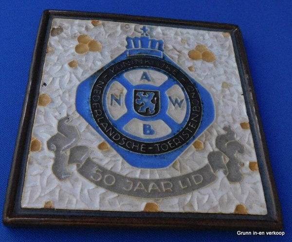 ANWB Tegel - De Porceleyne fles, Delft - 50 jaar lid