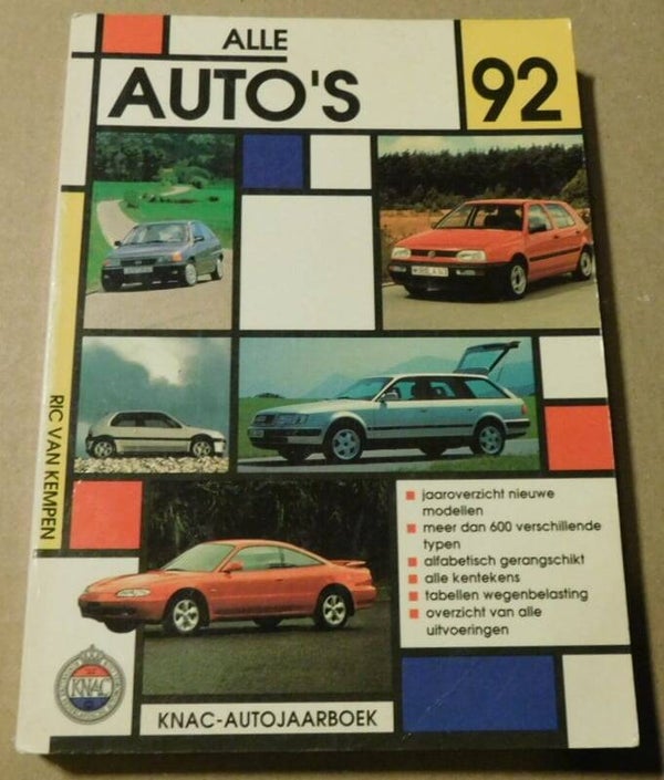 Youngtimer auto's vergelijken - Alle Auto’s 1992